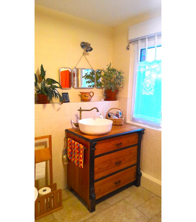 Aus Alt mach Neu: Eine individuelle Kommode als stilvoller Waschtisch