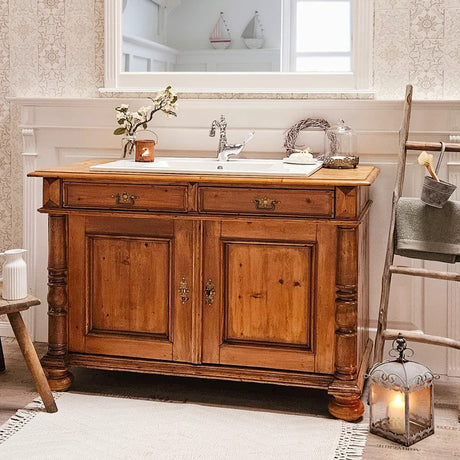 Large country-style vanity units from 116 cm