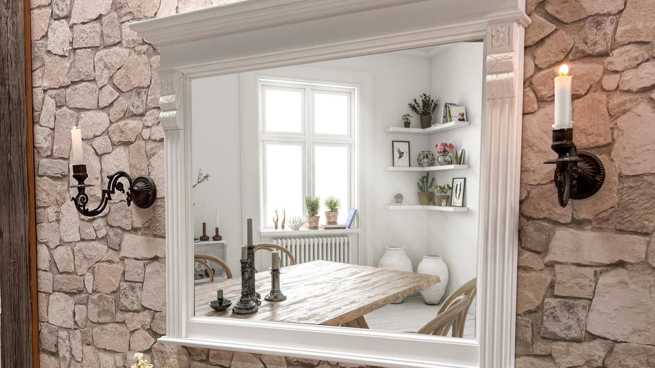 Wandspiegel im Landhausstil für Flur, Eingangsbereich oder Schlafzimmer