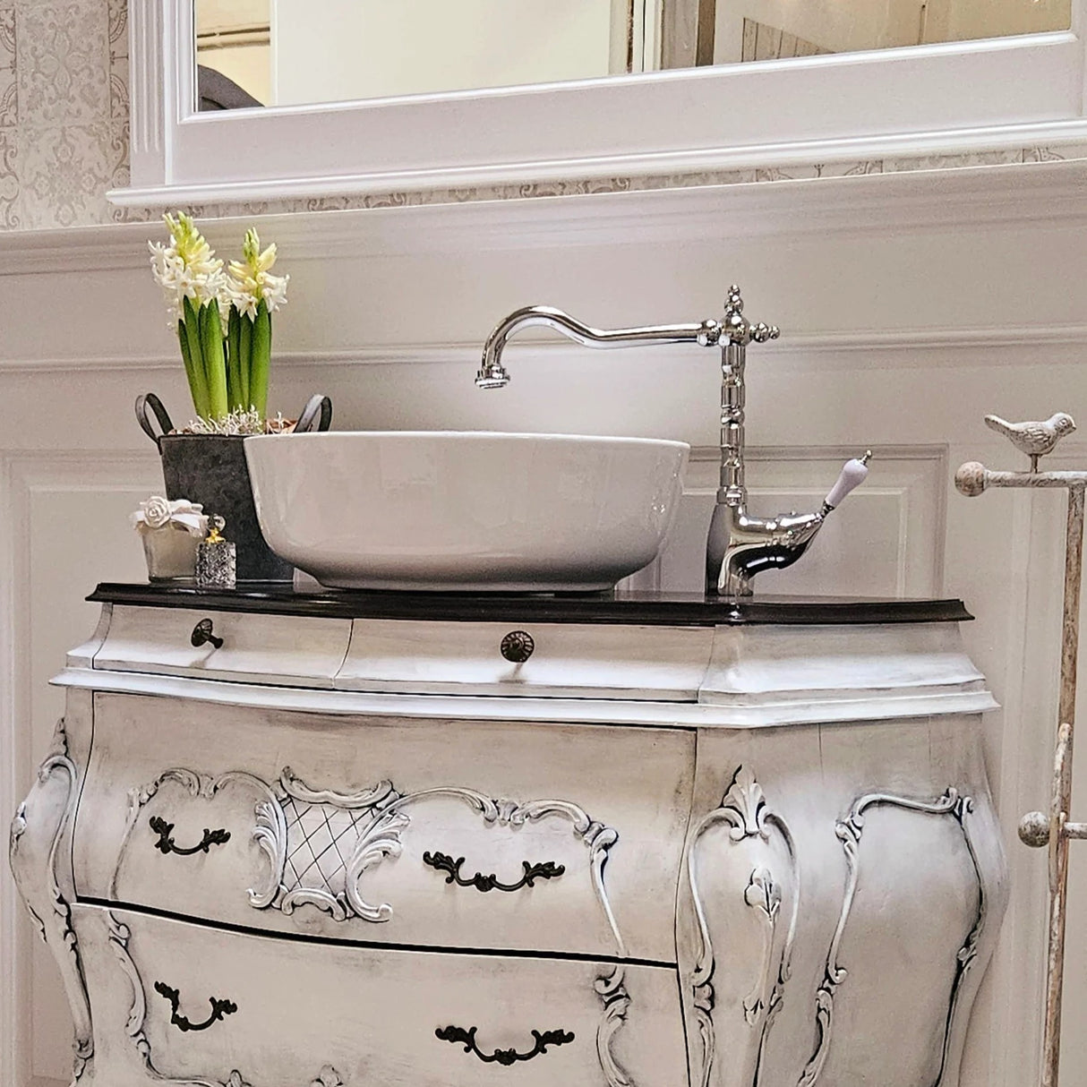 Mosel chrome large - Single lever mixer - Country style mixer tap