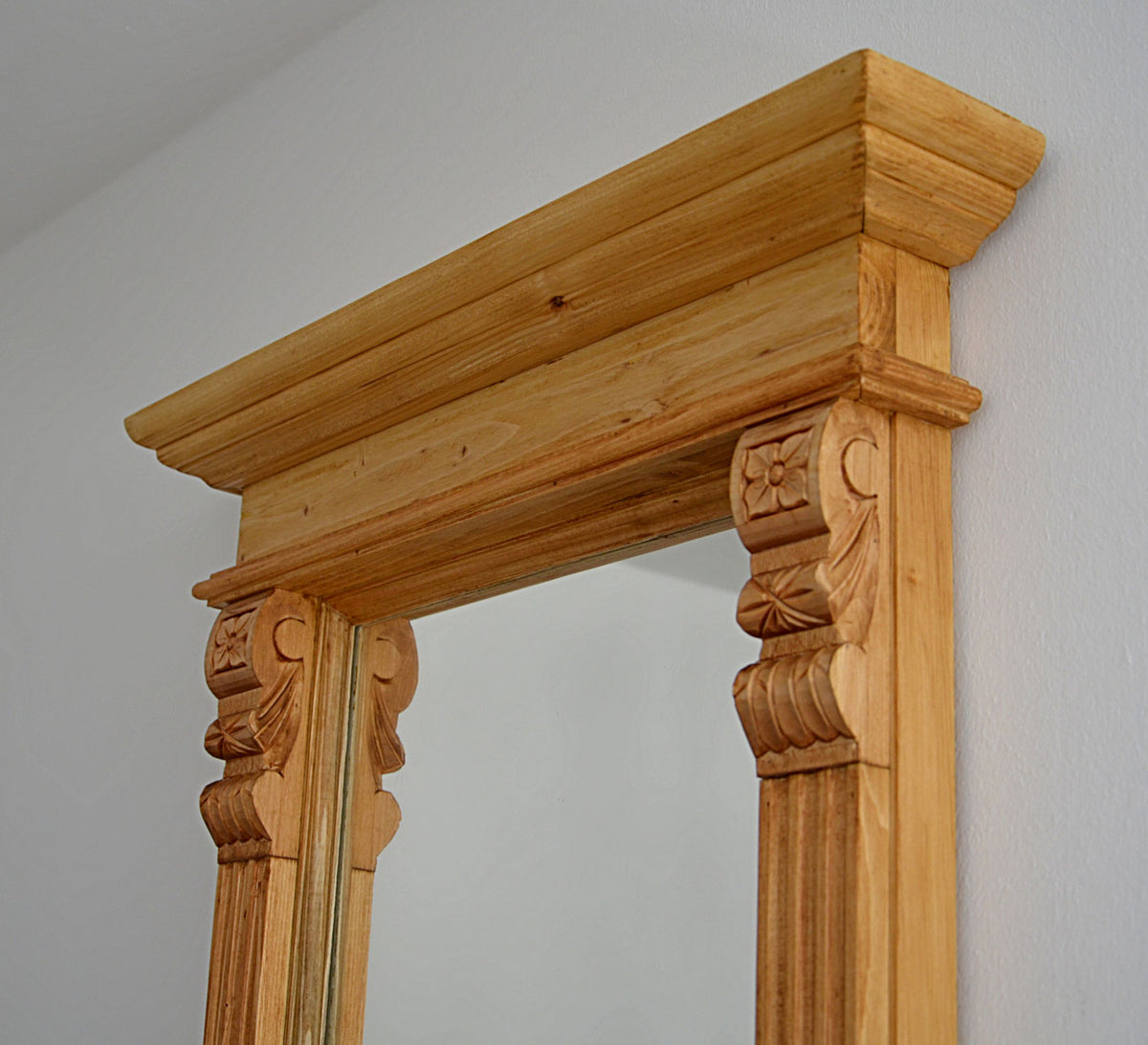 Capay - Solid wood country house mirror in the Wilhelminian style