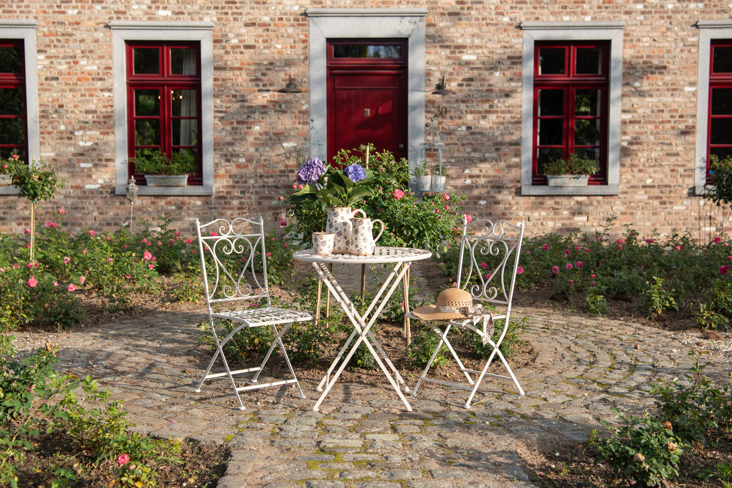 "Dalie" - Landhaus Gartenset aus Eisen