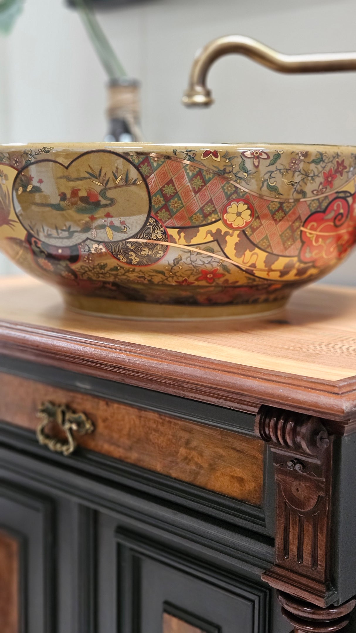 Porzellan Aufsatzbecken "Asia-Style"