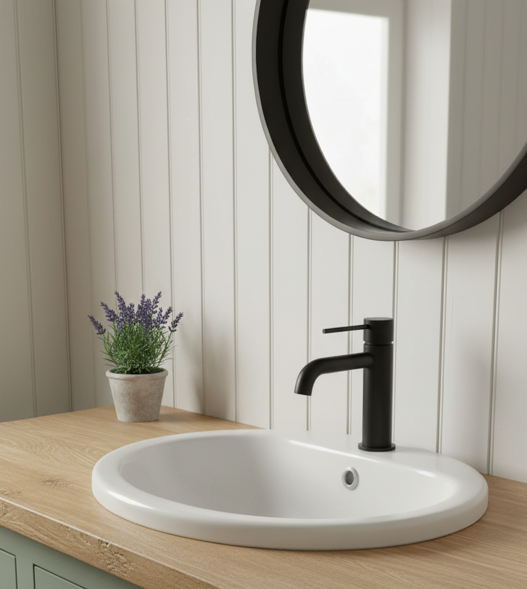 Roa black - moderne Einhebelmischer-Armatur