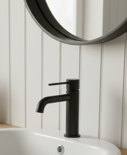 Roa black - moderne Einhebelmischer-Armatur