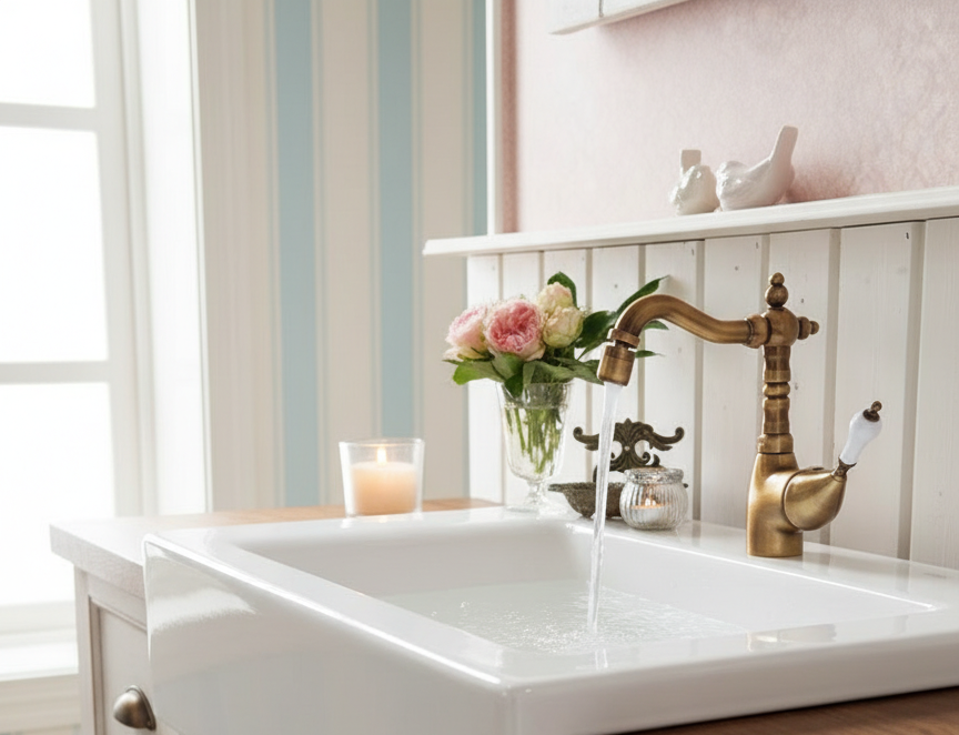 Trave bronze - Armatur Einhebelmischer, retro