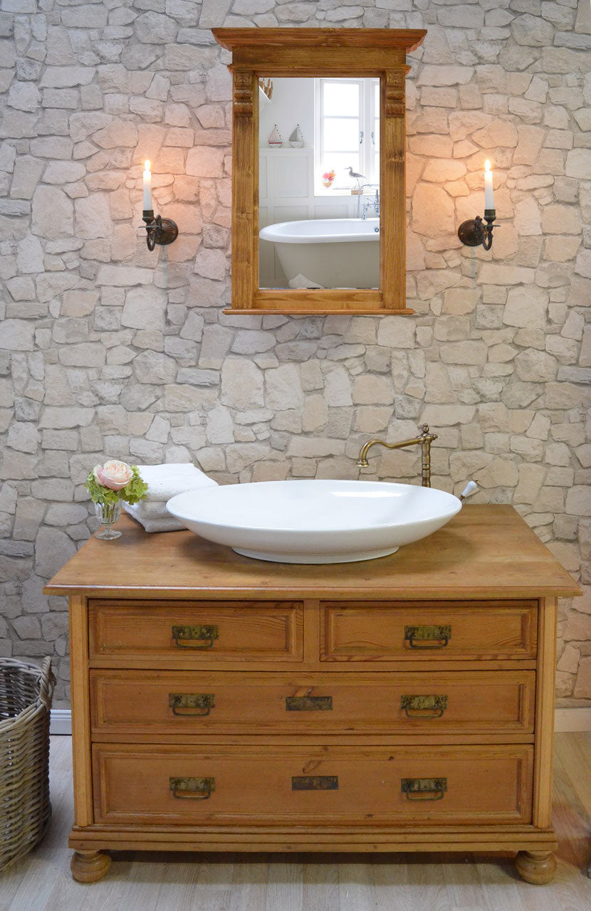 Jadre - small mirror cabinet in country house style