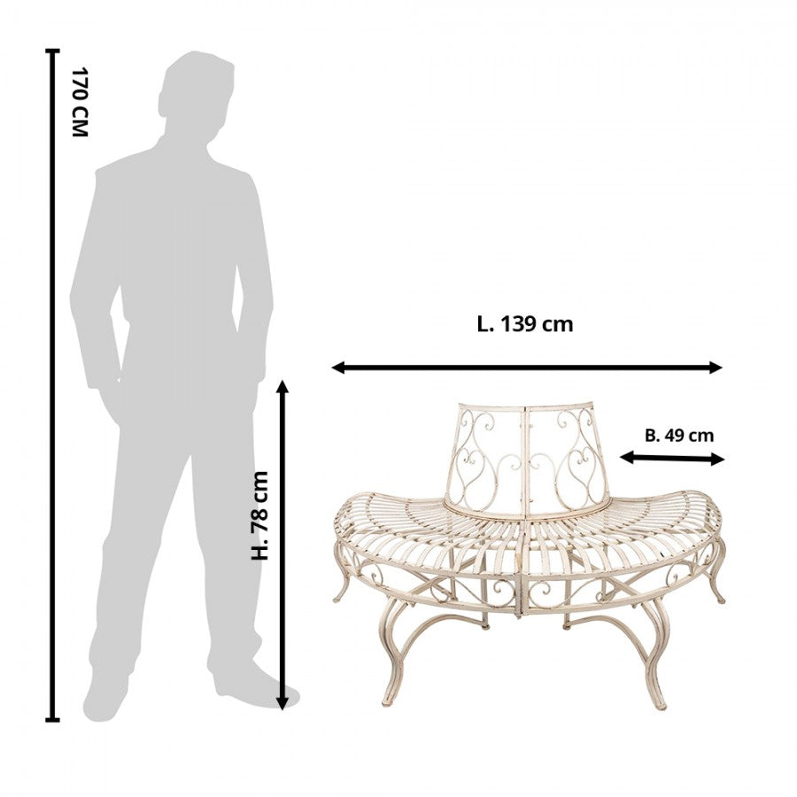 "Jasmine" - Landhaus Gartenbank Baumbank
