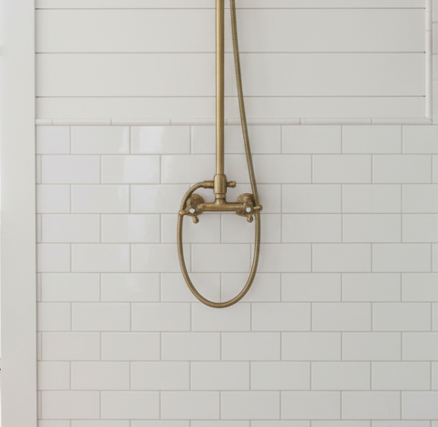 Sanderson Bronze - Matching nostalgic rain shower