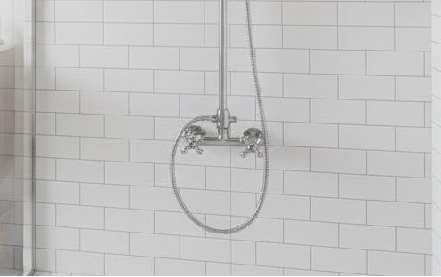 Sanderson Chrom - Passende nostalgisch anmutende Regendusche