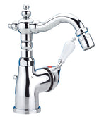 Trave chromé - Mitigeur monocommande style maison de campagne