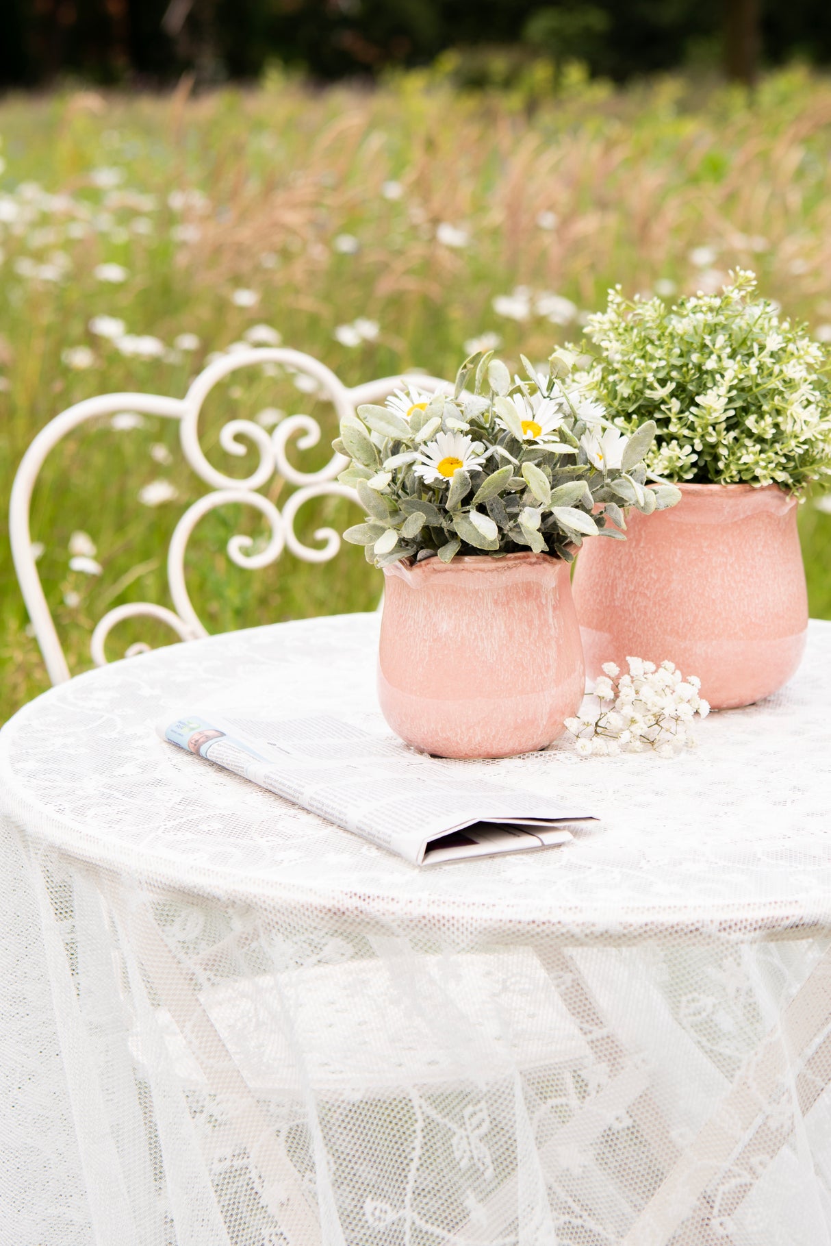 "Cosmea" - Landhaus Gartenset aus Eisen
