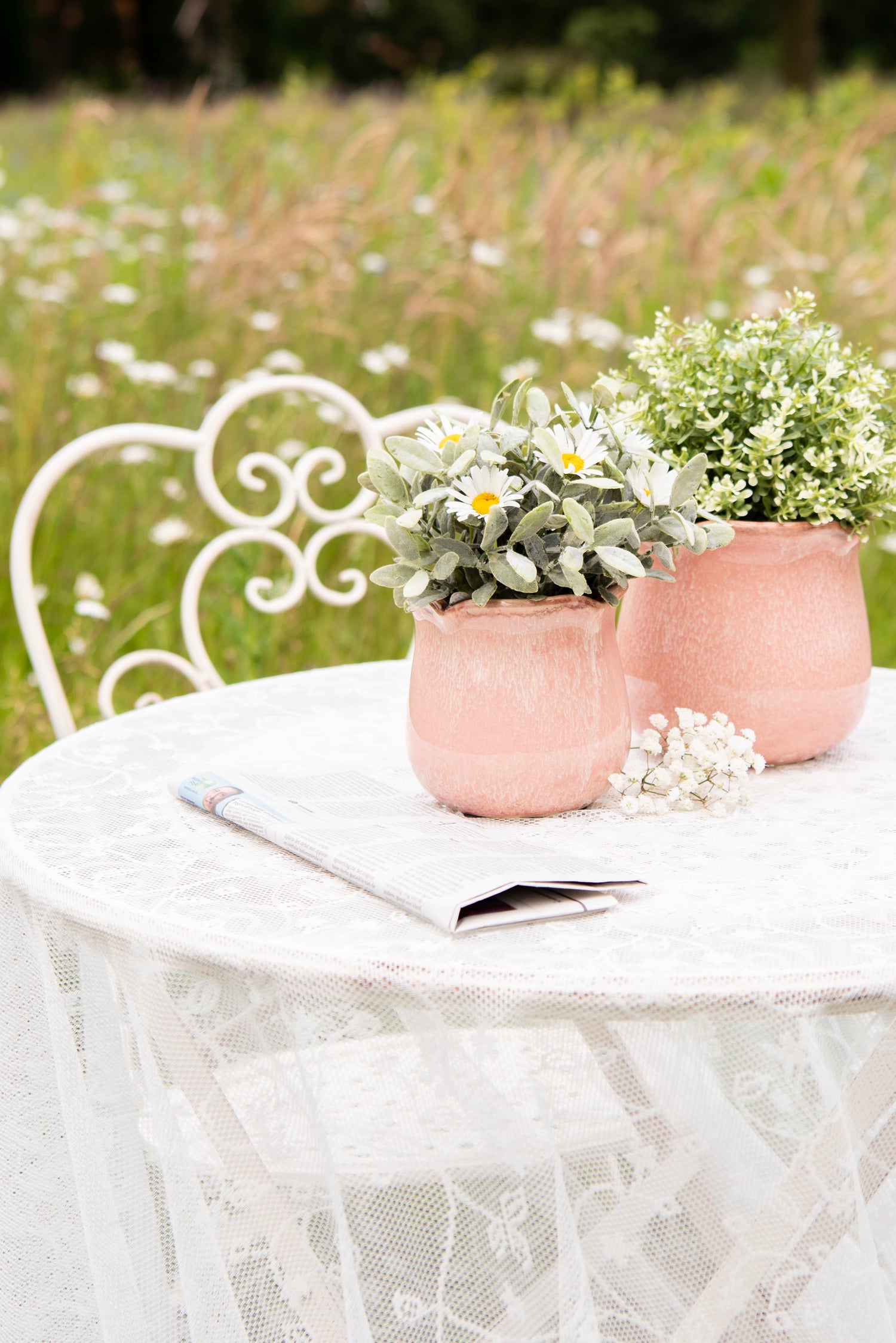 "Cosmea" - Landhaus Gartenset aus Eisen