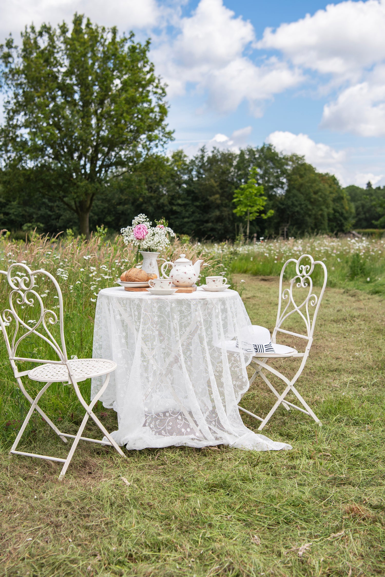 "Cosmea" - Landhaus Gartenset aus Eisen