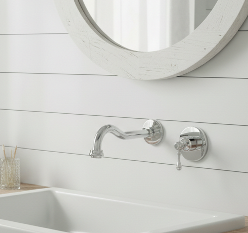 Sivra chrom - nostalgische Wandarmatur