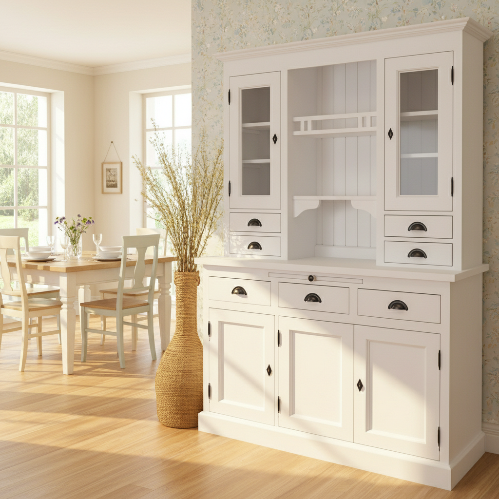 "Lilon" - Elegant country-style buffet in the Gründerzeit style, 137 cm