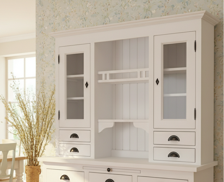 "Lilon" - Elegant country-style buffet in the Gründerzeit style, 137 cm
