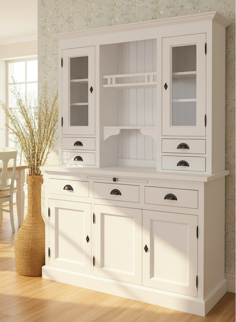 "Lilon" - Elegant country-style buffet in the Gründerzeit style, 137 cm