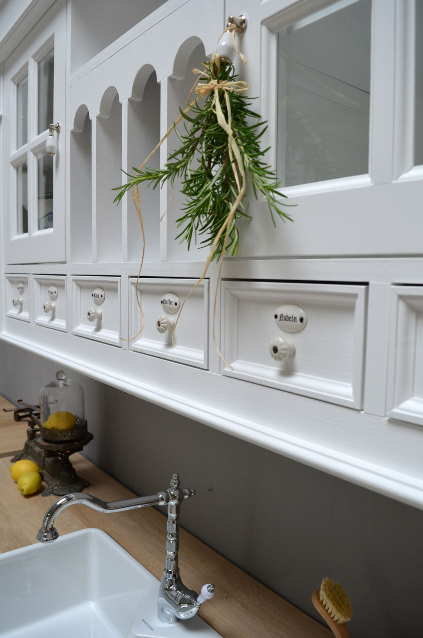 "Ronja" - Country-style kitchen wall cabinet, 150 cm