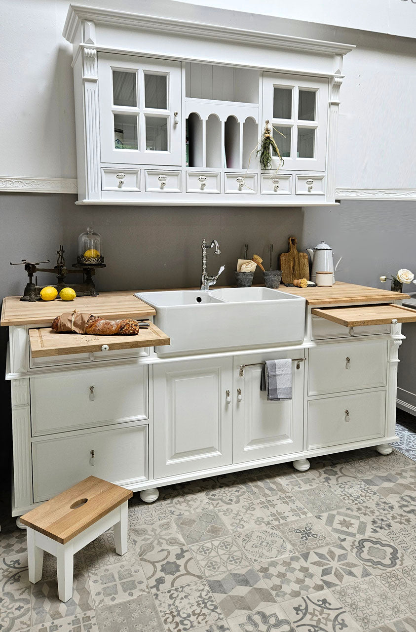 "Ronja" - Country-style kitchen wall cabinet, 150 cm