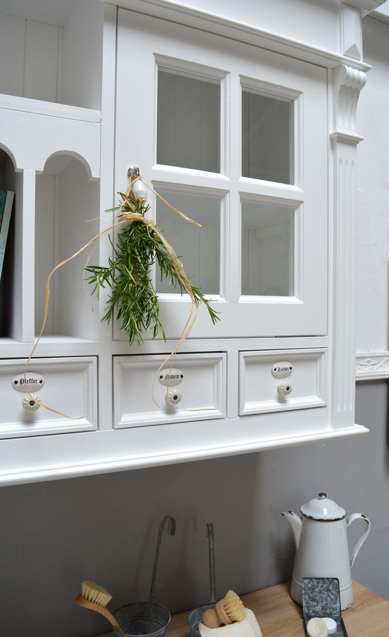 "Ronja" - Country-style kitchen wall cabinet, 150 cm