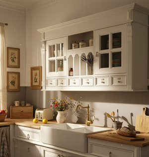 "Ronja" - Küchenhängeschrank im Landhaus-Look 150 cm