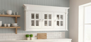 "Skalle" - Meuble mural de cuisine style campagnard, 120 cm