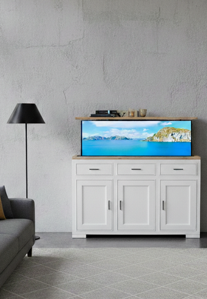 "Julon" - Sideboard mit TV-Lift, elektrisch 55 Zoll oder 65 Zoll