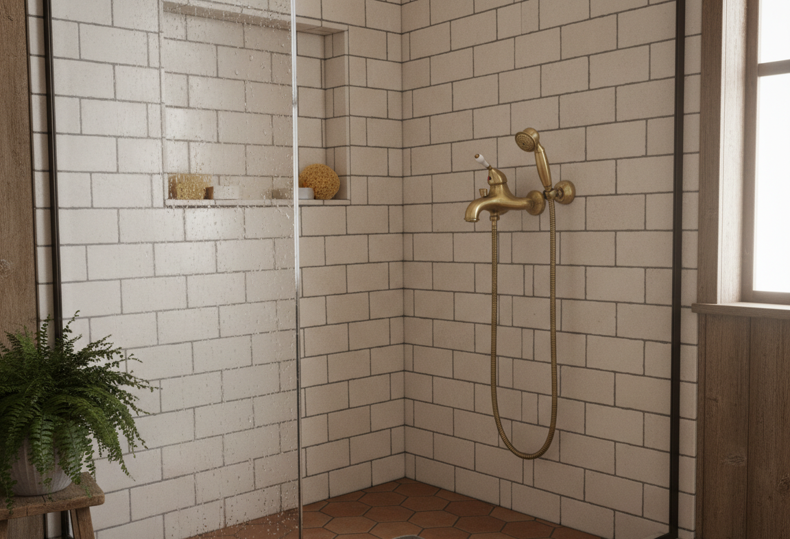 Timaru bronze - Dusch- und Wannenarmatur (Aufputz)