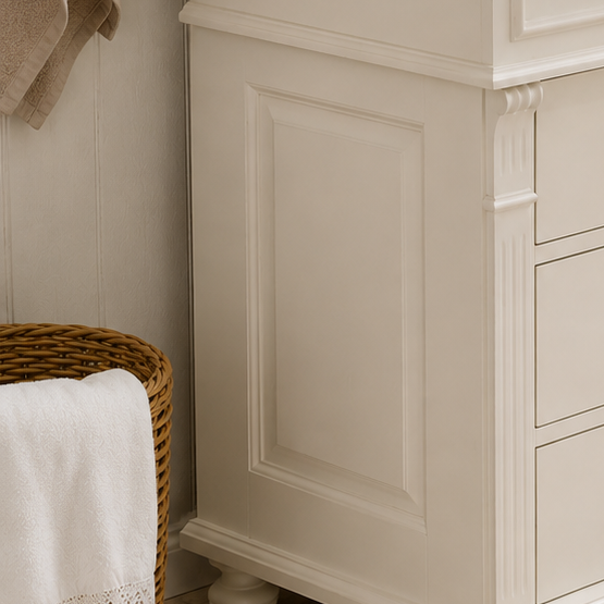 "Abbée" Creme Landhaus-Waschtisch 103 cm