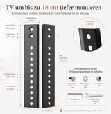 Adapter Schienen - Verlängerungsleisten für TV-Lift