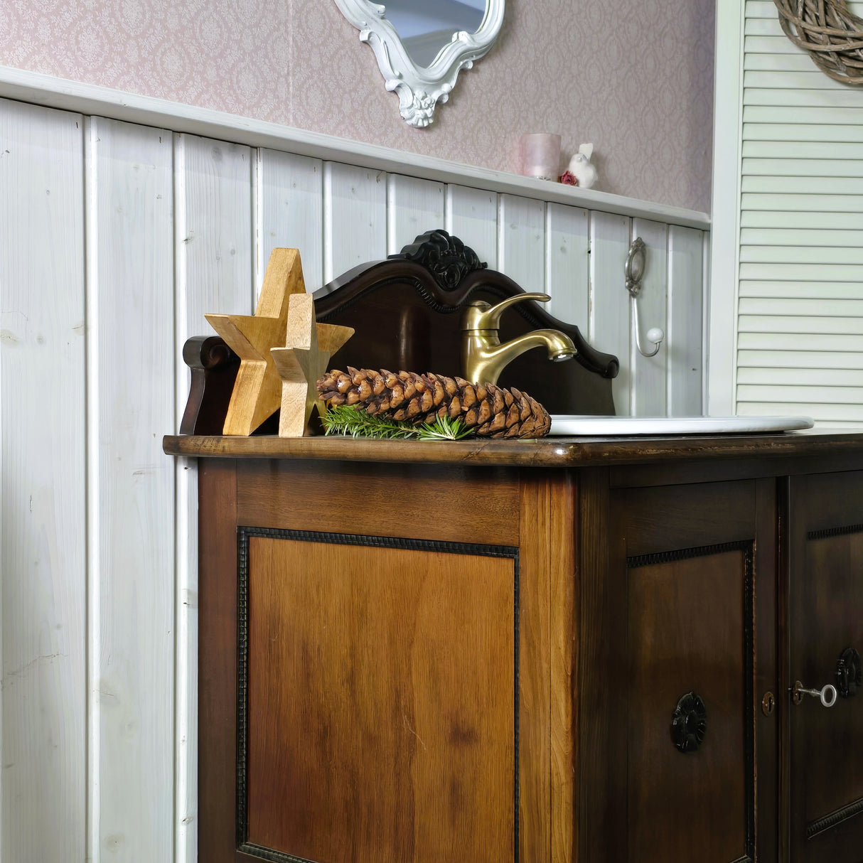 "Arles" Antiker Landhaus Waschtisch