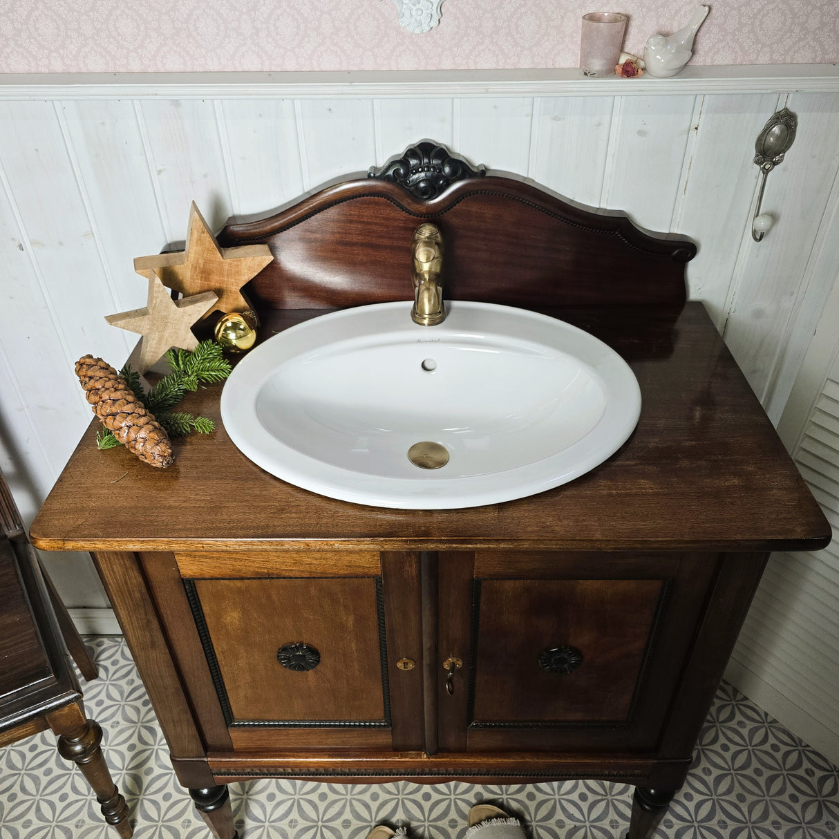 "Arles" Antiker Landhaus Waschtisch