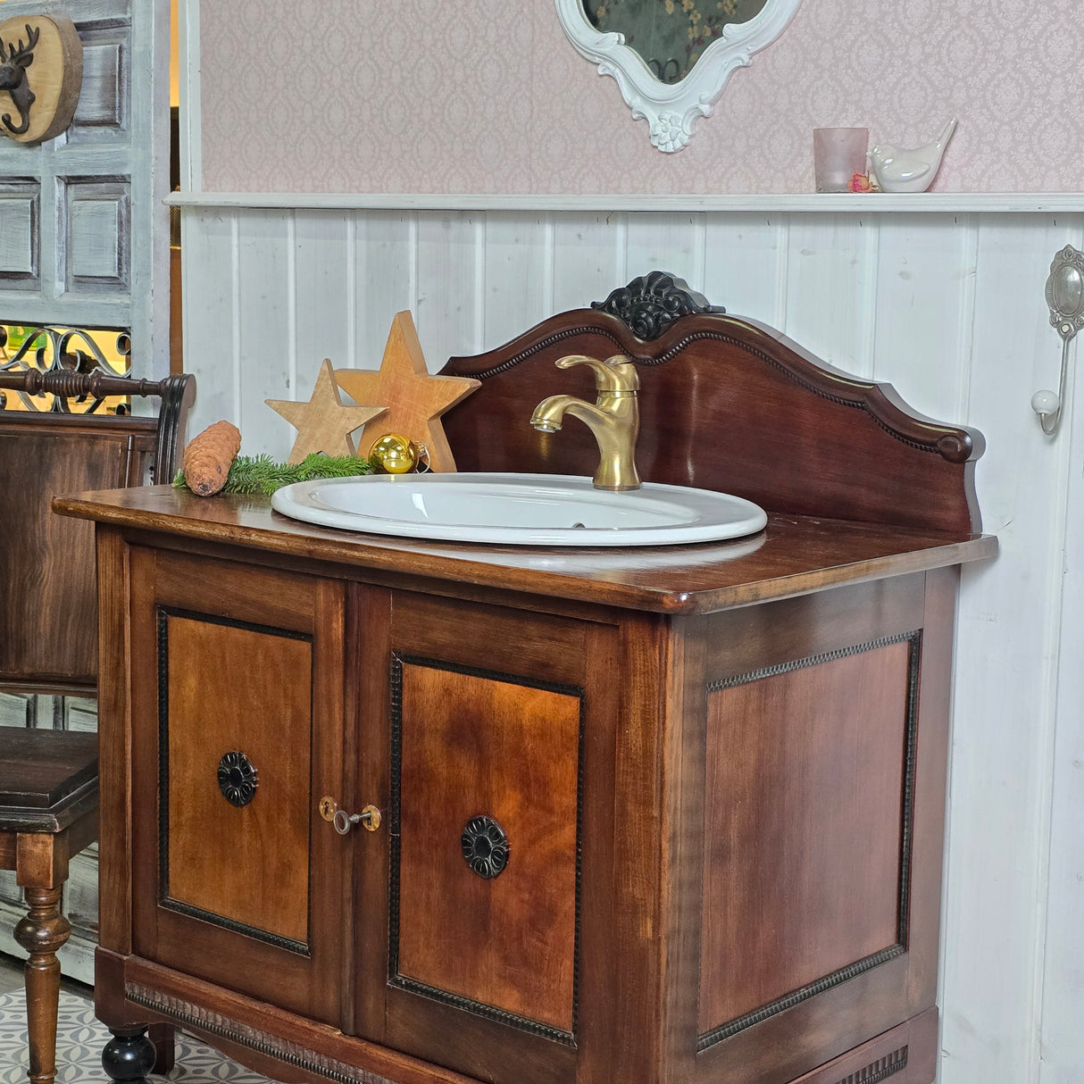 "Arles" Antiker Landhaus Waschtisch