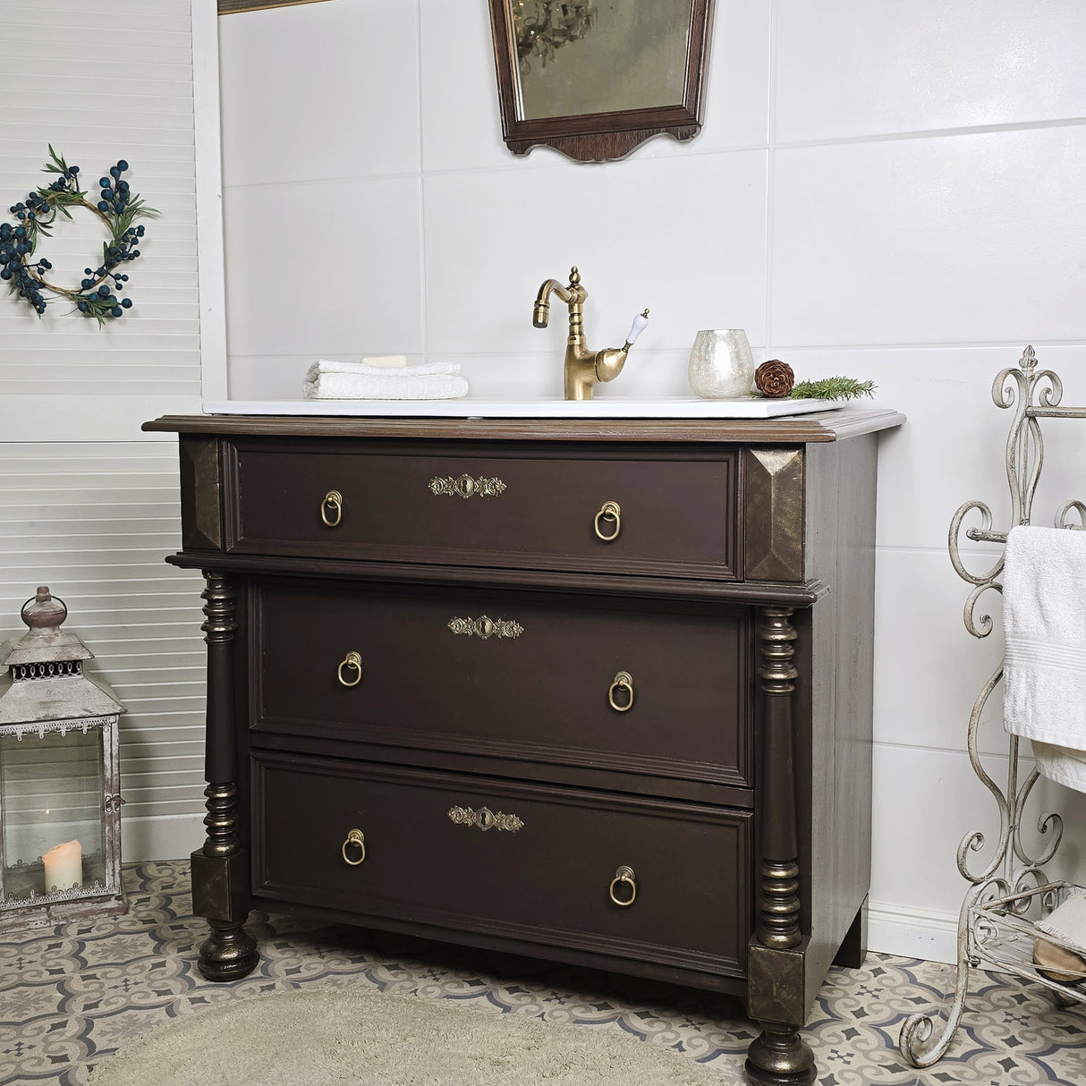 "Auri" Nostalgischer Waschtisch