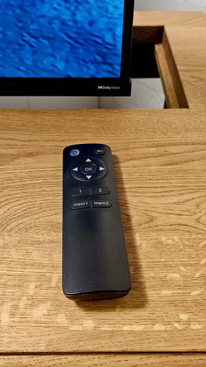 "Bari": Kommode mit herausfahrbarem TV-Lift - 55 Zoll oder 65 Zoll