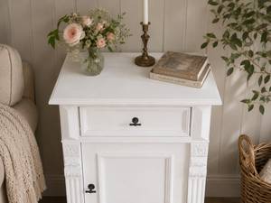 "Bellevue" small, white country-style washbasin 45 cm