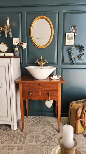 "Bretagne" Nostalgischer Landhaus Waschtisch 64,5 cm
