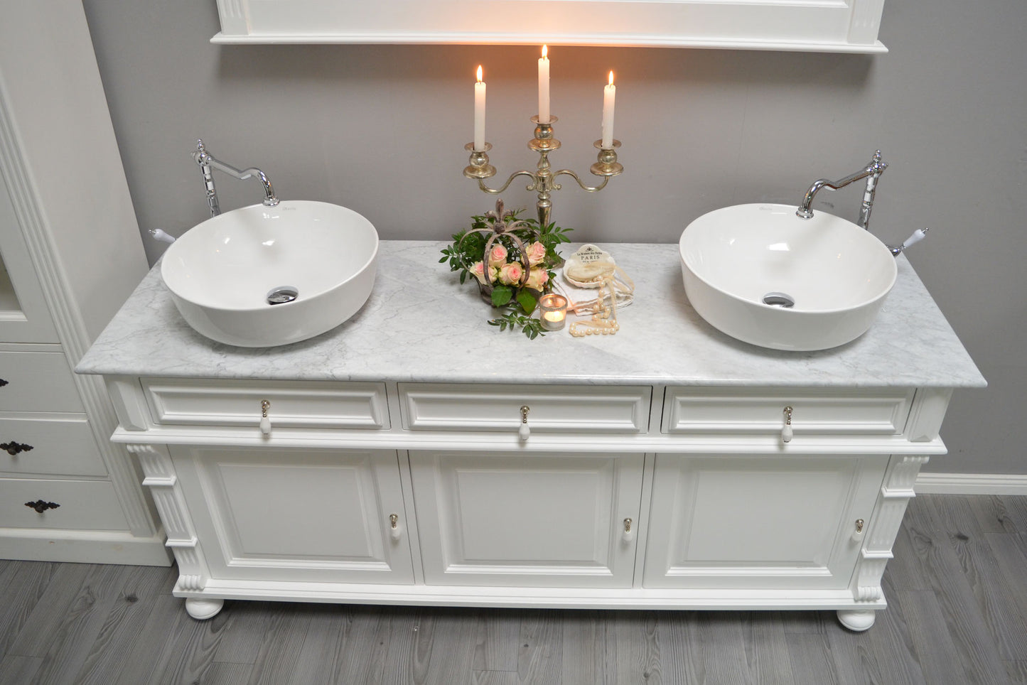 "Charante" - MARMOR country house double washbasin