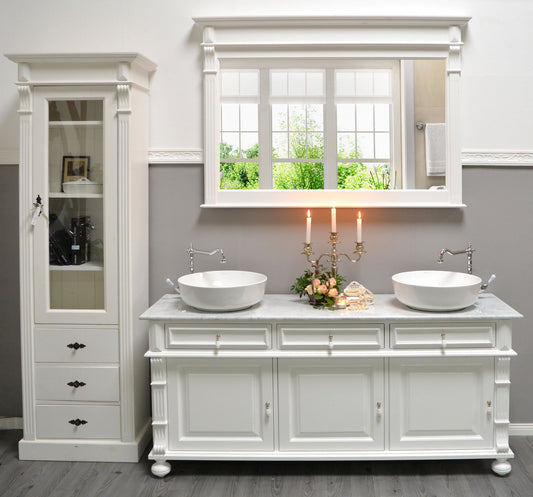 "Charante" - MARMOR country house double washbasin