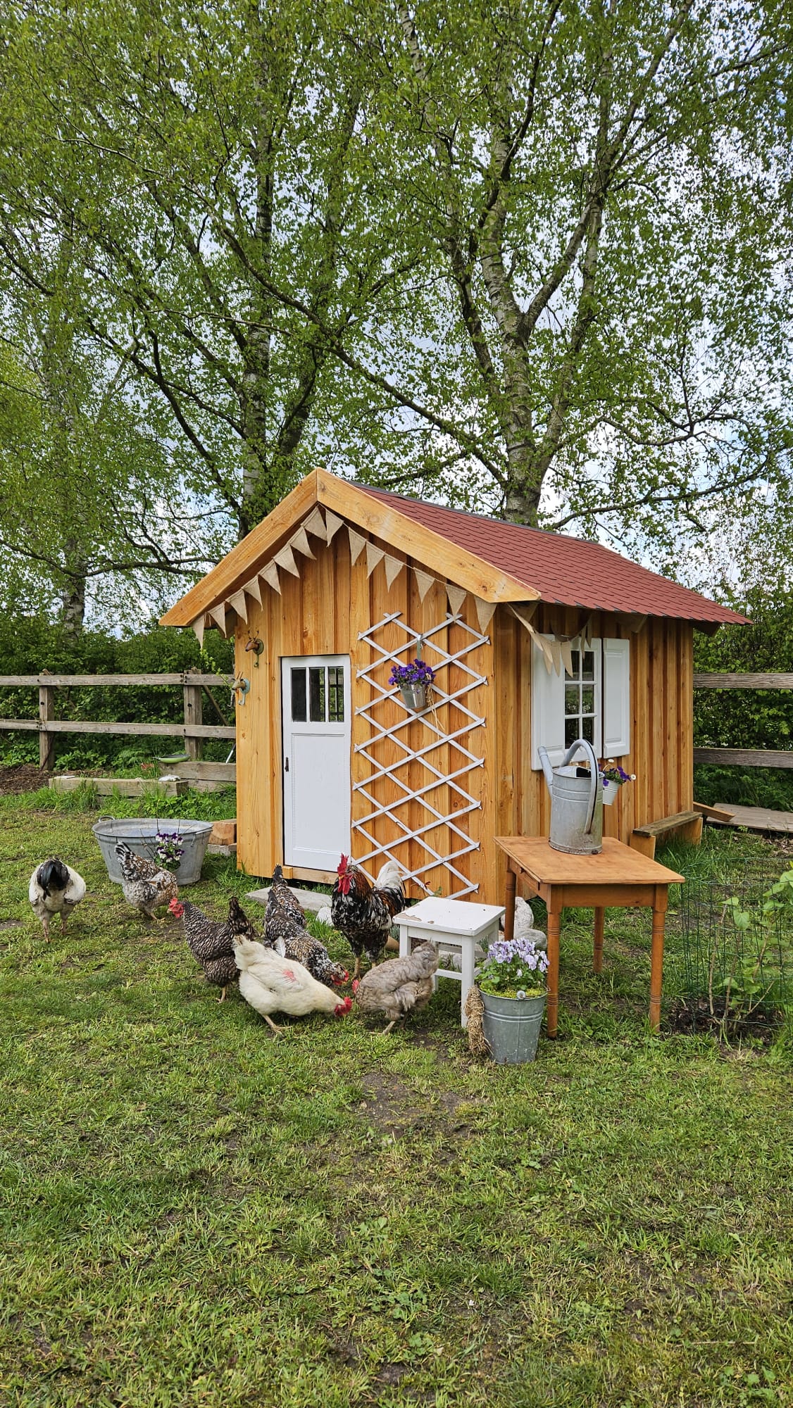 Mini Landhaus für den Garten