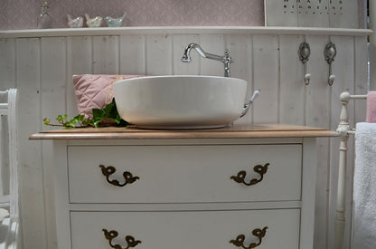 "Dunava" lavabo de campagne style chippendale avec tiroirs