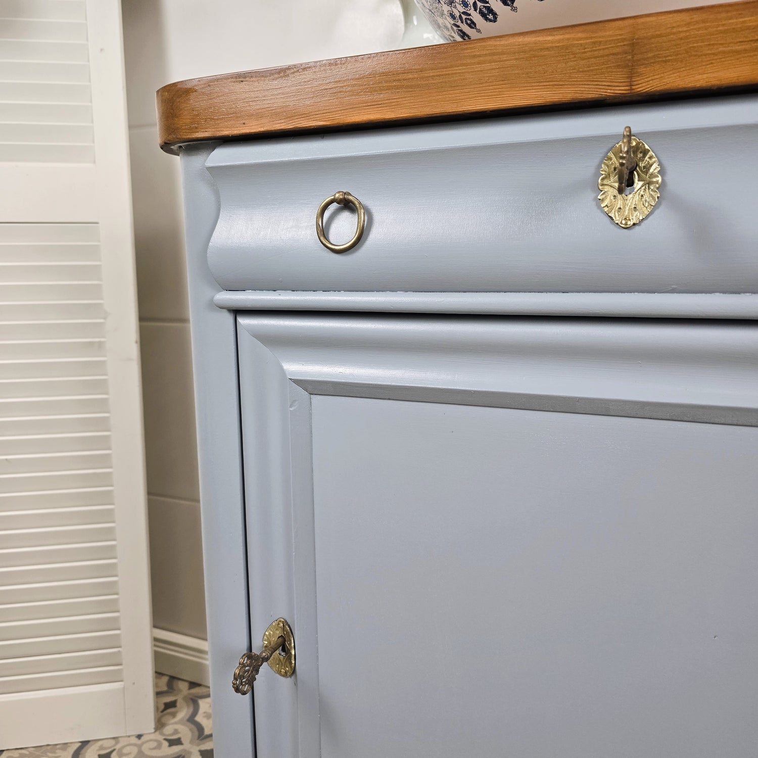 "Elsje" - Antiker Landhaus Waschtisch 71,5 cm