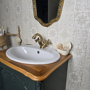 "Emilia" Antiker Landhaus Waschtisch 60 cm