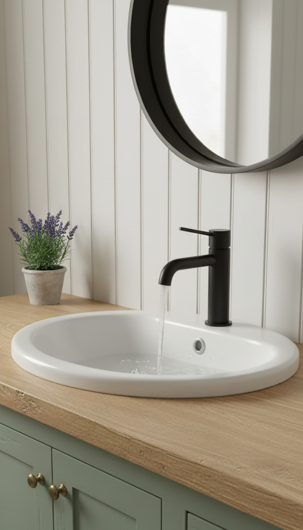 Roa black - moderne Einhebelmischer-Armatur