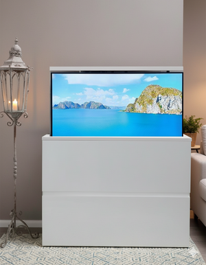 "Merim": Sideboard mit TV Lift, elektrisch 55 Zoll