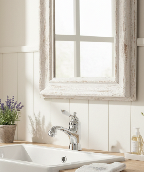 Ilmenau chrom - Einhebelmischer Armatur nostalgisch im Landhausstil inkl. Ablaufventil