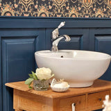 Ilmenau chrome - Single lever mixer tap nostalgic country house style incl. drain valve