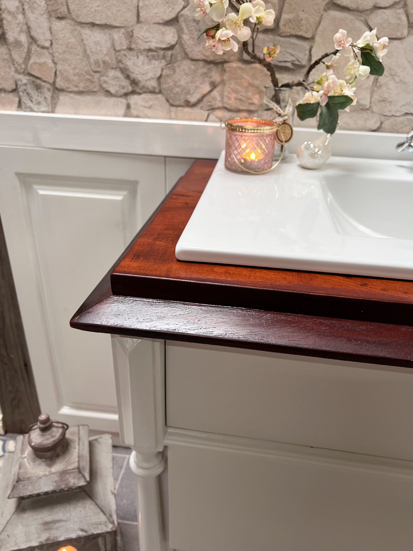 "Irès" - Country house washbasin with drawers