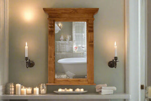 Jadre - small country-style mirror cabinet